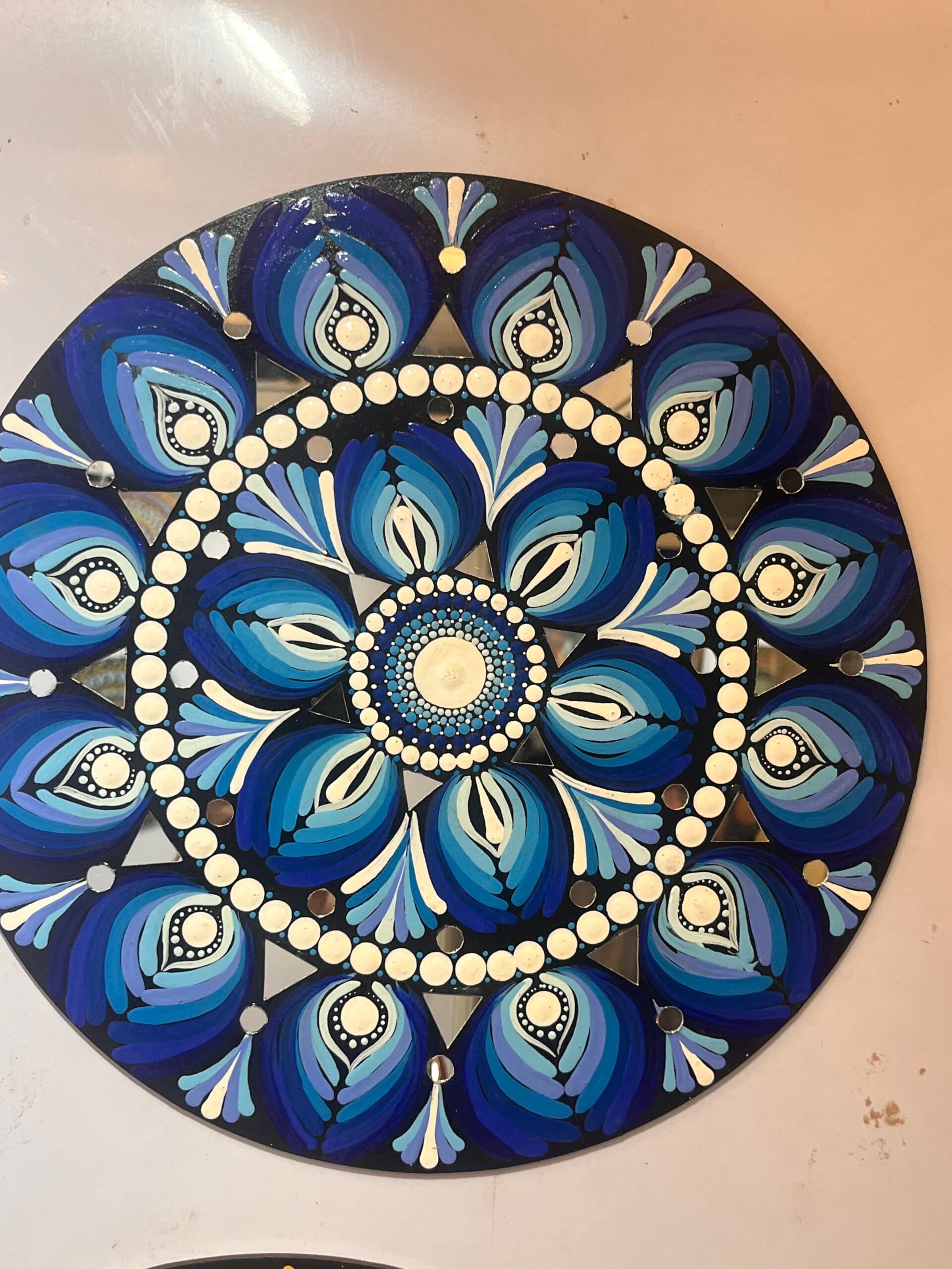 Brush Stroke Mandala art